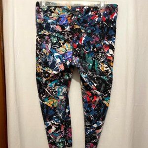 Lulu crop tights - multicolour